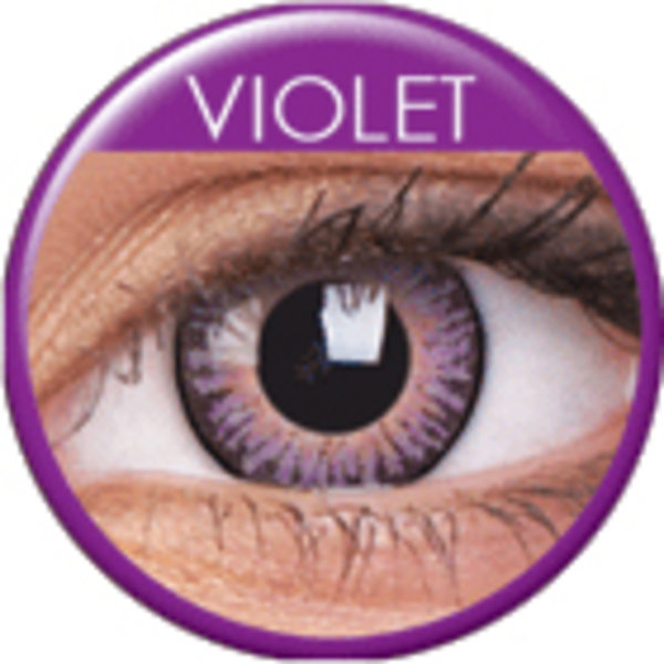 ColourVue 3 Tones - Violet (2 čočky tříměsíční) - dioptrické - výprodej exp.07/21