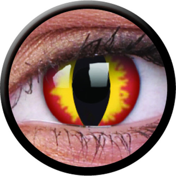 ColourVue CRAZY ČOČKY - Dragon Eyes (2 ks tříměsíční) - dioptrické - exp.09/22