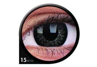ColourVue Big Eyes - Awesome Black (2 čočky tříměsíční) - nedioptrické