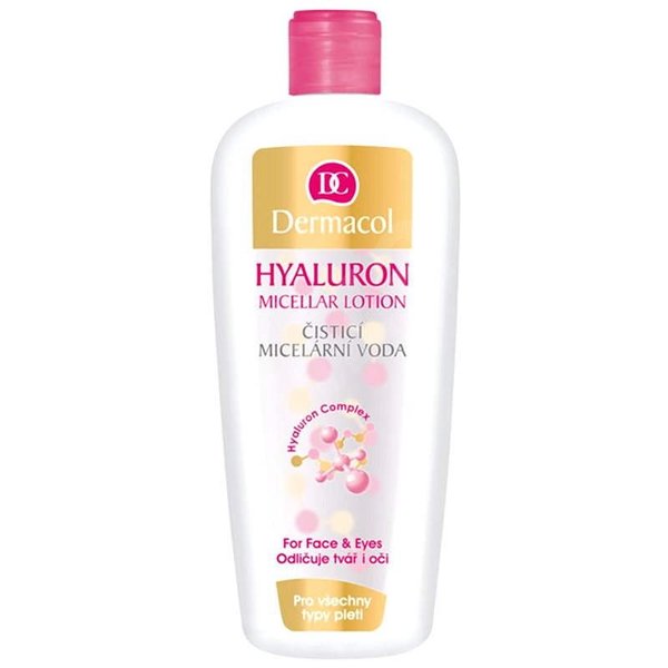 Dermacol Sensitive  - čistící micelární voda s kyselinou hyaluronovou 400 ml