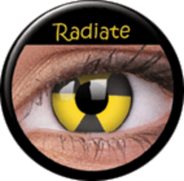 ColourVue Crazy čočky - Radiate (2 ks roční) - nedioptrické