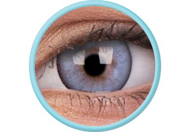 ColourVue Lumina - Radiant Aqua (2 čočky tříměsíční s pouzdrem) - dioptrické exp. 03/2026