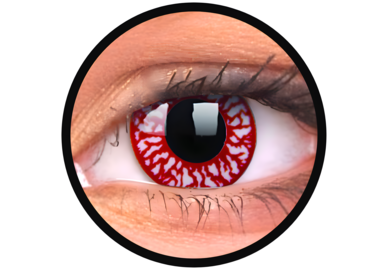 ColourVue Crazy čočky - Blood Shot (2 ks roční) - nedioptrické, doprodej