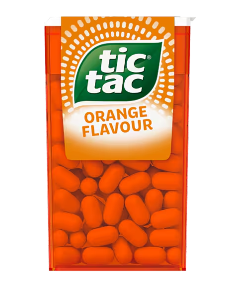 Tic Tac s pomerančovou příchutí 18g