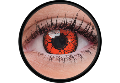 ColourVue Crazy čočky - Red Monster (2 ks jednodenní) - nedioptrické
