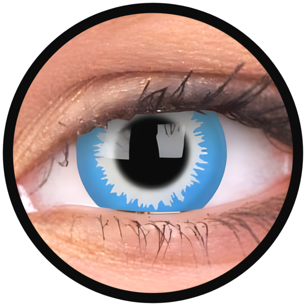 ColourVue Crazy čočky - Blue Elf (2 ks roční) - nedioptrické, doprodej