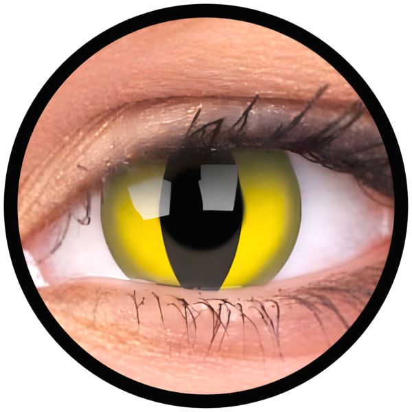 ColourVue Crazy čočky - Cat Eye (2 ks roční) - nedioptrické, doprodej