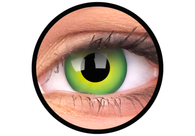 ColourVue Crazy čočky - Hulk Green (2 ks roční) - nedioptrické, doprodej