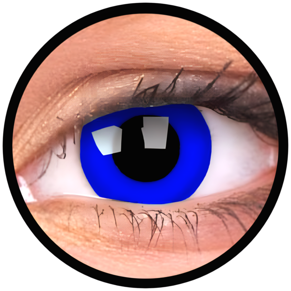 ColourVue Crazy čočky - Royal Blue (2 ks roční) - nedioptrické, doprodej