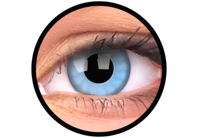 ColourVue Crazy čočky - Solar Blue (2 ks roční) - nedioptrické, doprodej