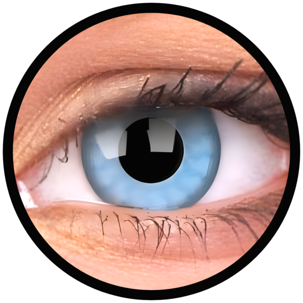 ColourVue Crazy čočky - Solar Blue (2 ks roční) - nedioptrické, doprodej