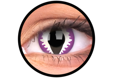 ColourVue Crazy čočky - Purple Dragon (2 ks roční) - nedioptrické, doprodej