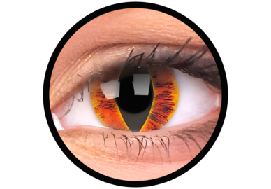 ColourVue Crazy čočky - Saurons Eye (2 ks roční) - nedioptrické, doprodej