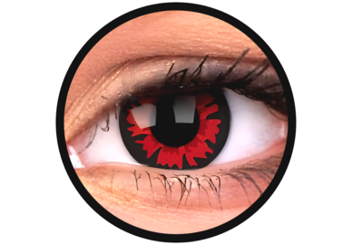 ColourVue Crazy čočky - Volturi(Demon) (2 ks roční) - nedioptrické, doprodej