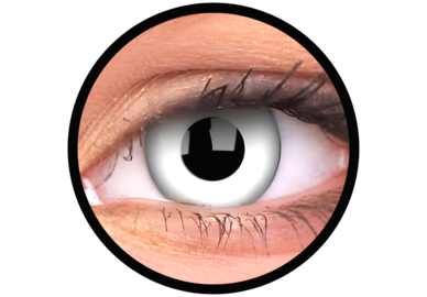 ColourVue Crazy čočky - Whiteout (2 ks roční) - nedioptrické, doprodej