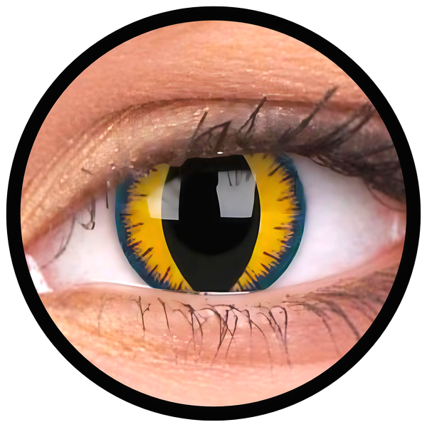 ColourVue Crazy čočky - Wolf Moon (2 ks roční) - nedioptrické, doprodej