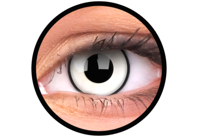 ColourVue Crazy čočky - White Zombie (2 ks roční) - nedioptrické, doprodej