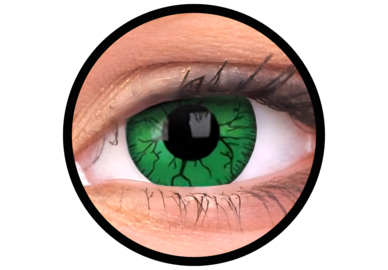ColourVue Crazy čočky - Green Hornet (2 ks roční) - nedioptrické - exp. 10/2026