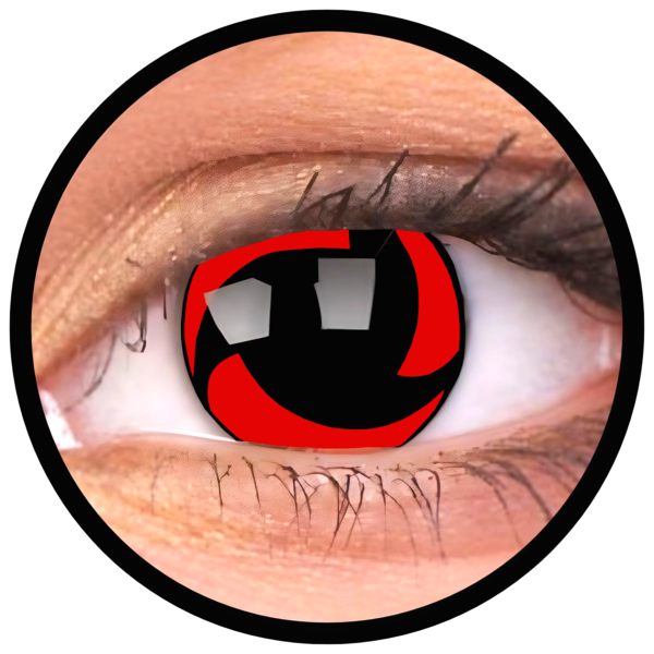 ColourVue Crazy čočky - Mangekyu (2 ks roční) - nedioptrické - exp. 11/2026