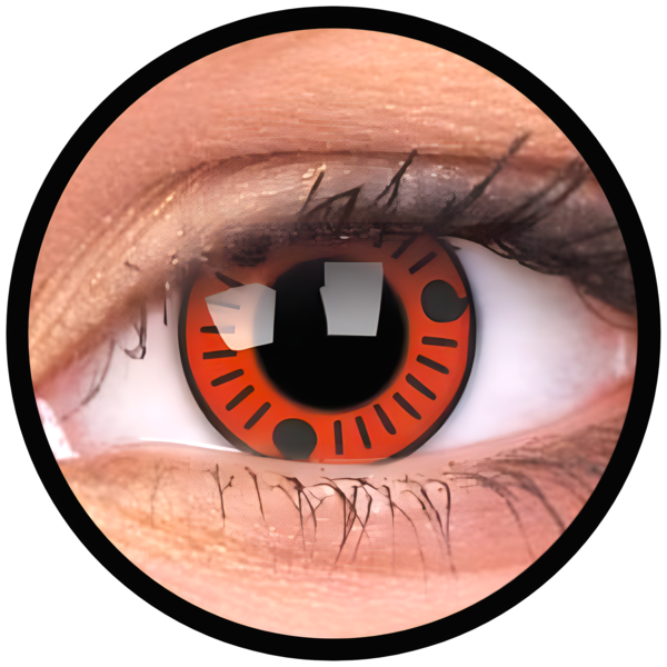 ColourVue Crazy čočky - Sasuke (2 ks roční) - nedioptrické, exp. 11/2026