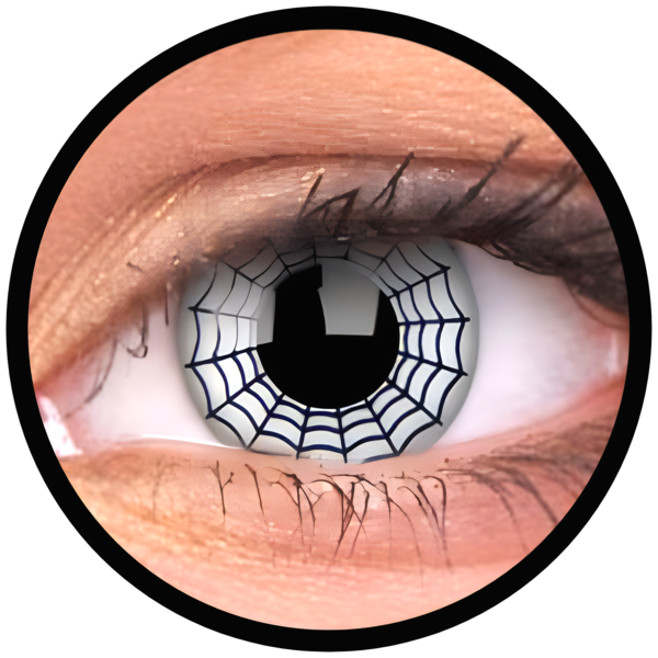ColourVue Crazy čočky - Spider (2 ks roční) - nedioptrické, exp. 10/2026