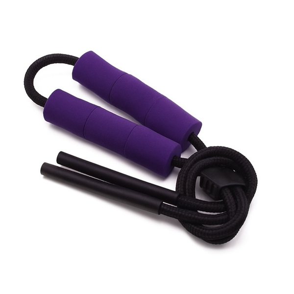 Šňůrka na brýle k vodním sportům a plavání - fialové válečky
