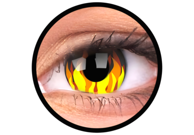 ColourVue Crazy čočky - Flame Hot (2 ks roční) - nedioptrické, exp.10/2026