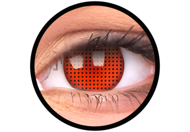 ColourVue Crazy čočky - Red Screen (2 ks roční) - nedioptrické - exp. 10/2026