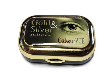 Zlaté pouzdro s kleštičkami