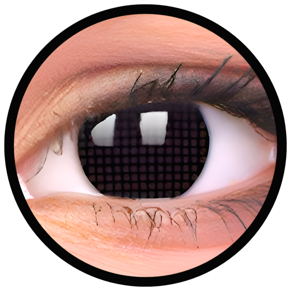 ColourVue Crazy čočky - Black Screen (2 ks tříměsíční) - nedioptrické