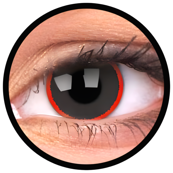 ColourVue Crazy čočky - Hell Raiser (2 ks tříměsíční) - nedioptrické