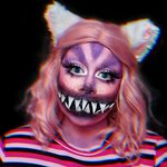 ColourVue Crazy čočky - Cheshire Cat (2 ks tříměsíční) - nedioptrické