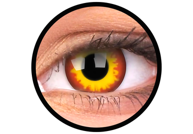 ColourVue Crazy čočky - Wildfire (2 ks tříměsíční) - nedioptrické