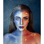 ColourVue Crazy čočky - White Screen (2 ks tříměsíční) - nedioptrické