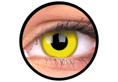 ColourVue Crazy čočky - Yellow (2 ks tříměsíční) - nedioptrické