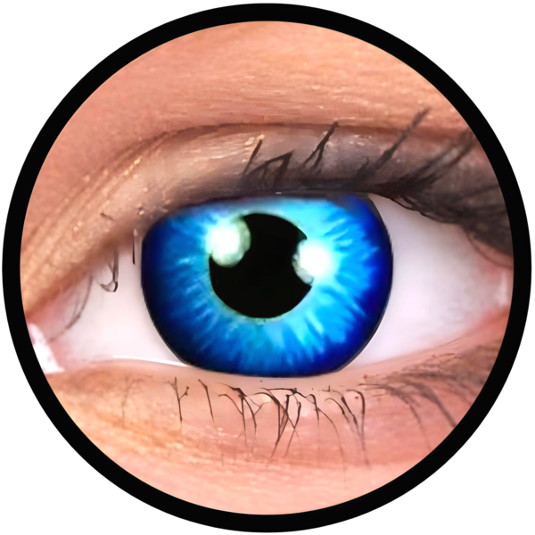 ColourVue Crazy čočky - Space Blue (2 ks tříměsíční) - nedioptrické