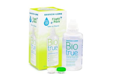 Biotrue 100 ml flight pack s pouzdrem - poškozený obal, exp. 07/2026