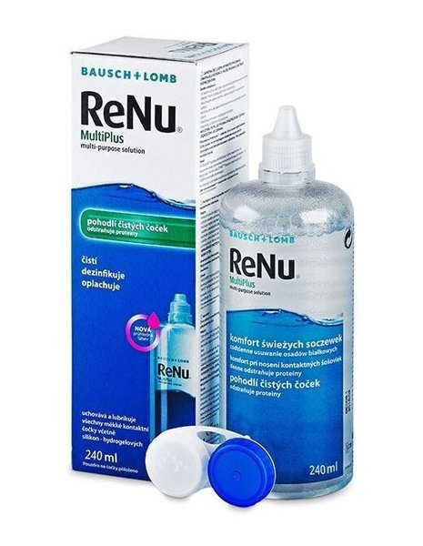ReNu MultiPlus 240 ml s pouzdrem - akční balení