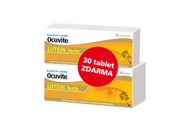 Ocuvite LUTEIN forte 60 + 30 tablet zdarma