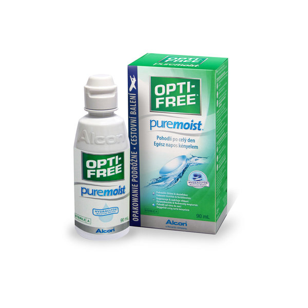 Opti-Free PureMoist 90 ml s pouzdrem - exp.09/2026, akční balení