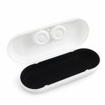 Duopouzdro na brýle a čočky - bílé