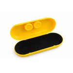 Duopouzdro na brýle a čočky - žluté