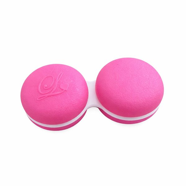 Klasické pouzdro makronka - tmavě růžové