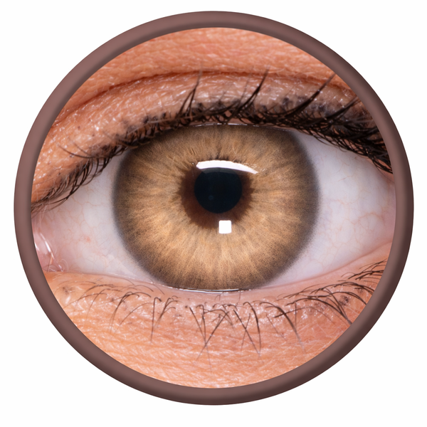 Phantasee Nülook - Golden Olive (2 čočky měsíční) - nedioptrické