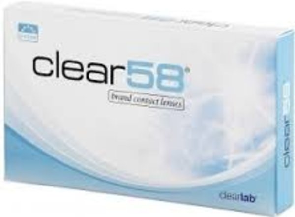 Clear 58 (6 čoček) - výprodej exp.02/2016