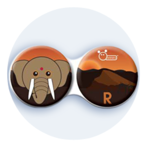 Anti-bakteriální pouzdro klasické - Indie - Slon