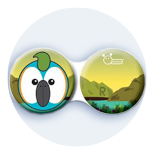 Anti-bakteriální pouzdro klasické - ZOO - Papoušek modrý