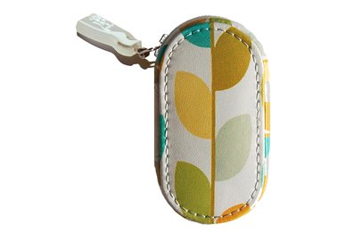 Kožené pouzdro s potiskem - Bílé