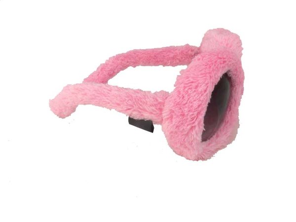 Sluneční plyšové brýle Rugy Bugy - Růžové