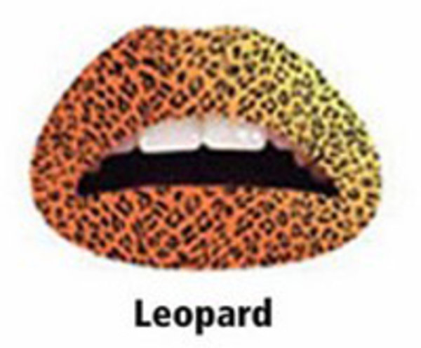 Samolepka na rty - Leopard